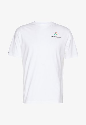 SPORT STYLE REEDER PORTRAIT - T-shirt con stampa - white
