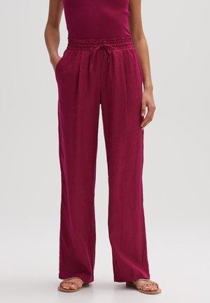 Trousers - bright berry