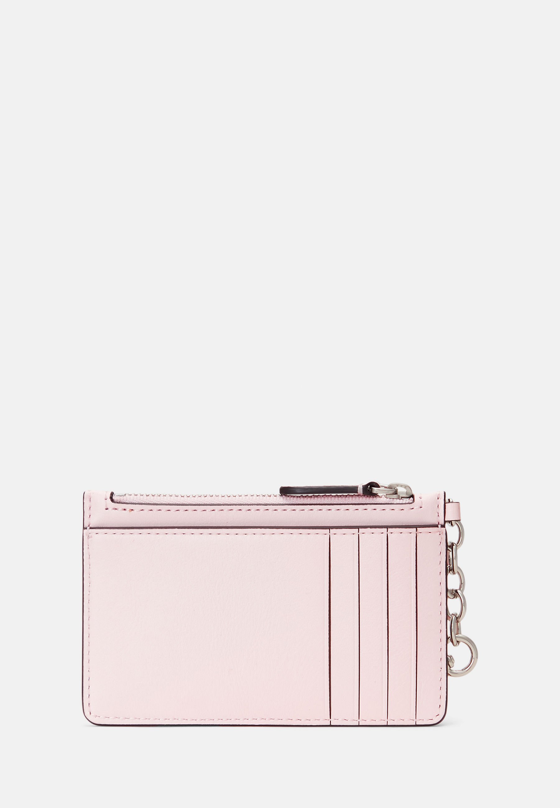 Lauren Ralph Lauren LEATHER ZIP CARD CASE - Wallet - pink