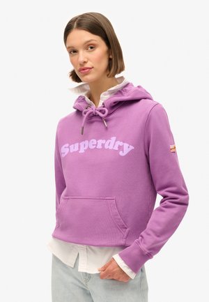 Superdry & Co COOPER TONAL - Hoodie - dewberry