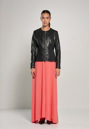 SOON - Leren jas - black