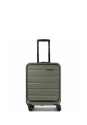 FRANKY, MUNICH 4.0 4 ROLLEN KABINENTROLLEY 55 CM LAPTOPFACH MIT DEHNFALTE UNISEX - Trolley - olive dull