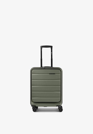 FRANKY, MUNICH 4.0 4 ROLLEN KABINENTROLLEY 55 CM LAPTOPFACH MIT DEHNFALTE UNISEX - Trolley - olive dull