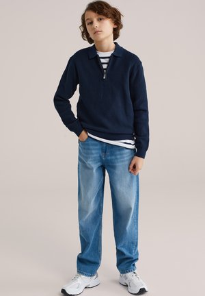 Strickpullover - dark blue