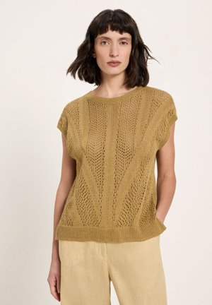 MIT AJOUR - Basic T-shirt - khaki