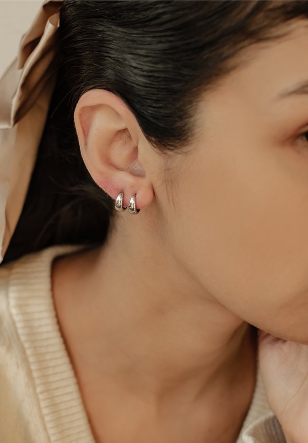 Small Dome Hoop - Ohrringe