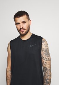 Nike Performance DRY TANK - Top - black/dark grey