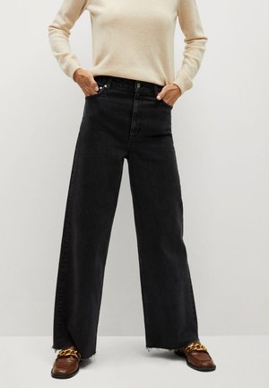 CASILDA - Jean flare - black denim