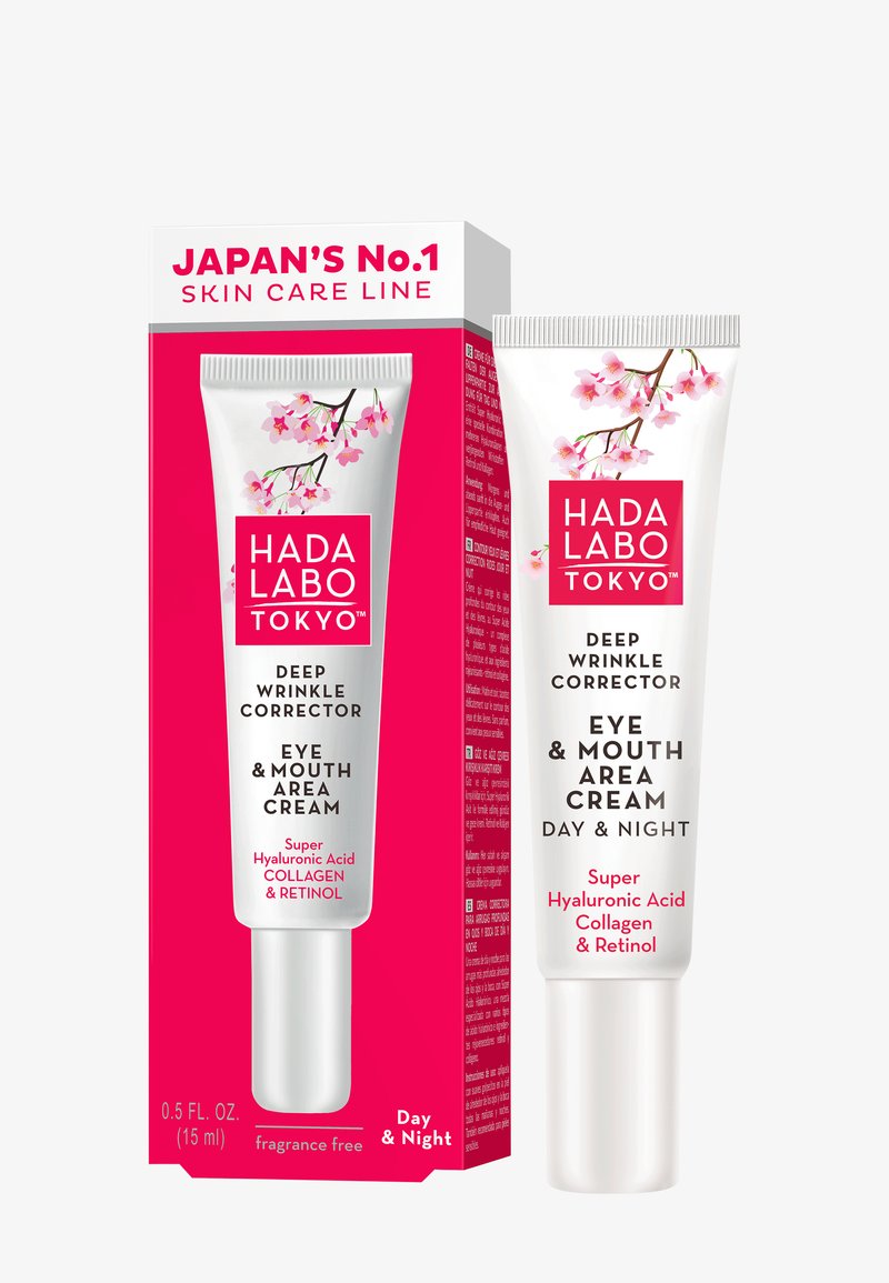 Hada Labo - DEEP WRINKLE CORRECTOR EYE & MOUTH CREAM - Ögonvård, Förstora