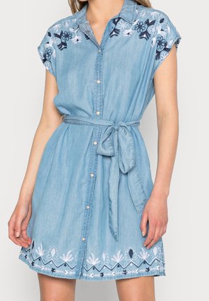 Hverdagskjole - light-blue denim