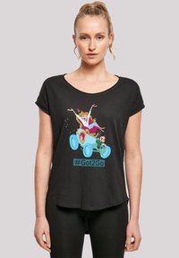 F4NT4STIC LONG CUT 'DISNEY RALPH REICHTS CINDERELLA AND VANELLOPE' - T-shirts med print - black