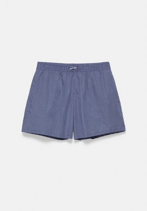 PULL&BEAR, CHECKED - BERMUDA SHORTS - Short - dark blue