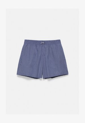 PULL&BEAR, CHECKED - BERMUDA SHORTS - Short - dark blue