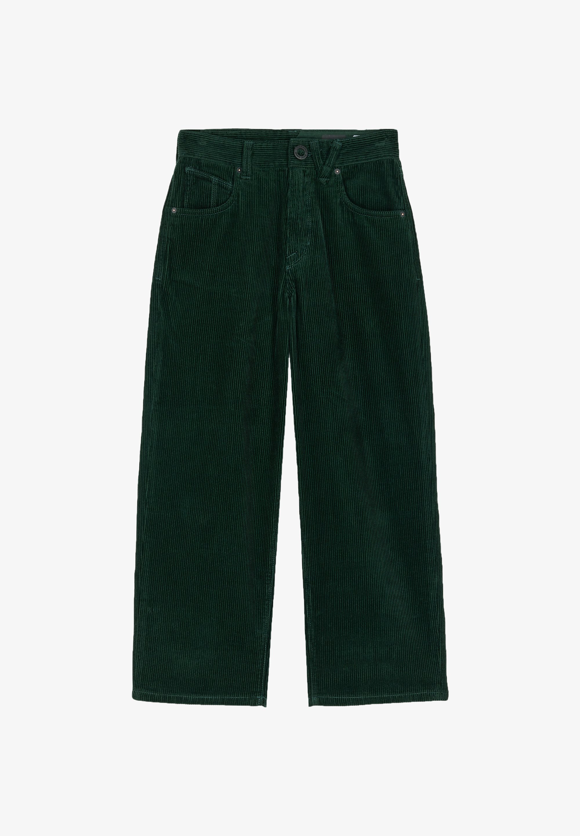 Volcom BILLOW CORD Pantalon classique scarab/vert - Main Image