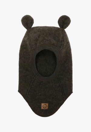 mikk-line Căciulă beanie - dark brown melange