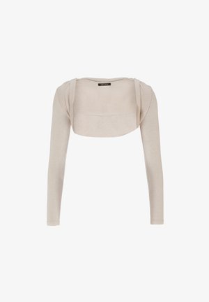 Swing BOLERO - Strickjacke - grey white