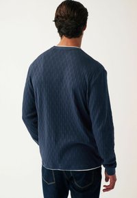 Next MOCK LAYER - Pikkade varrukatega topp - navy blue