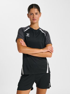 Hummel T-shirt print - black asphalt