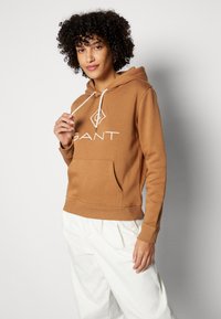 GANT LOCK UP HOODIE - Sweatshirt com capuz - braun