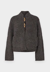 Vero Moda VMSIRI OPEN CARDIGAN - Casaco de malha - dark grey