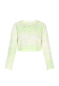 Pulover - light green multicolor