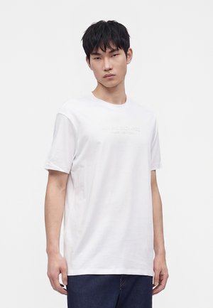 Armani Exchange, REGULAR - T-paita - white