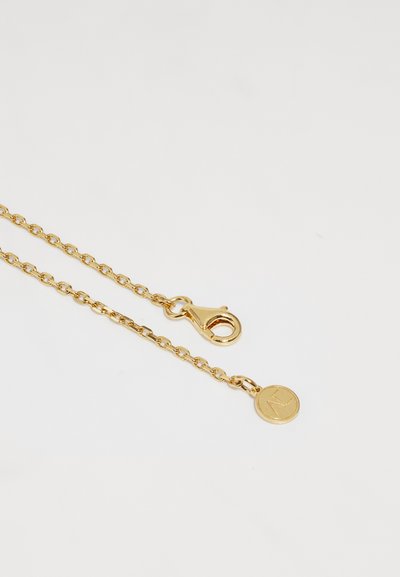 Alan Crocetti GEM IN HEAT NECKLACE LAB RUBY UNISEX - Colier - gold-coloured