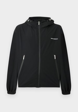 KARL LAGERFELD HOODED - Outdoorová bunda - black