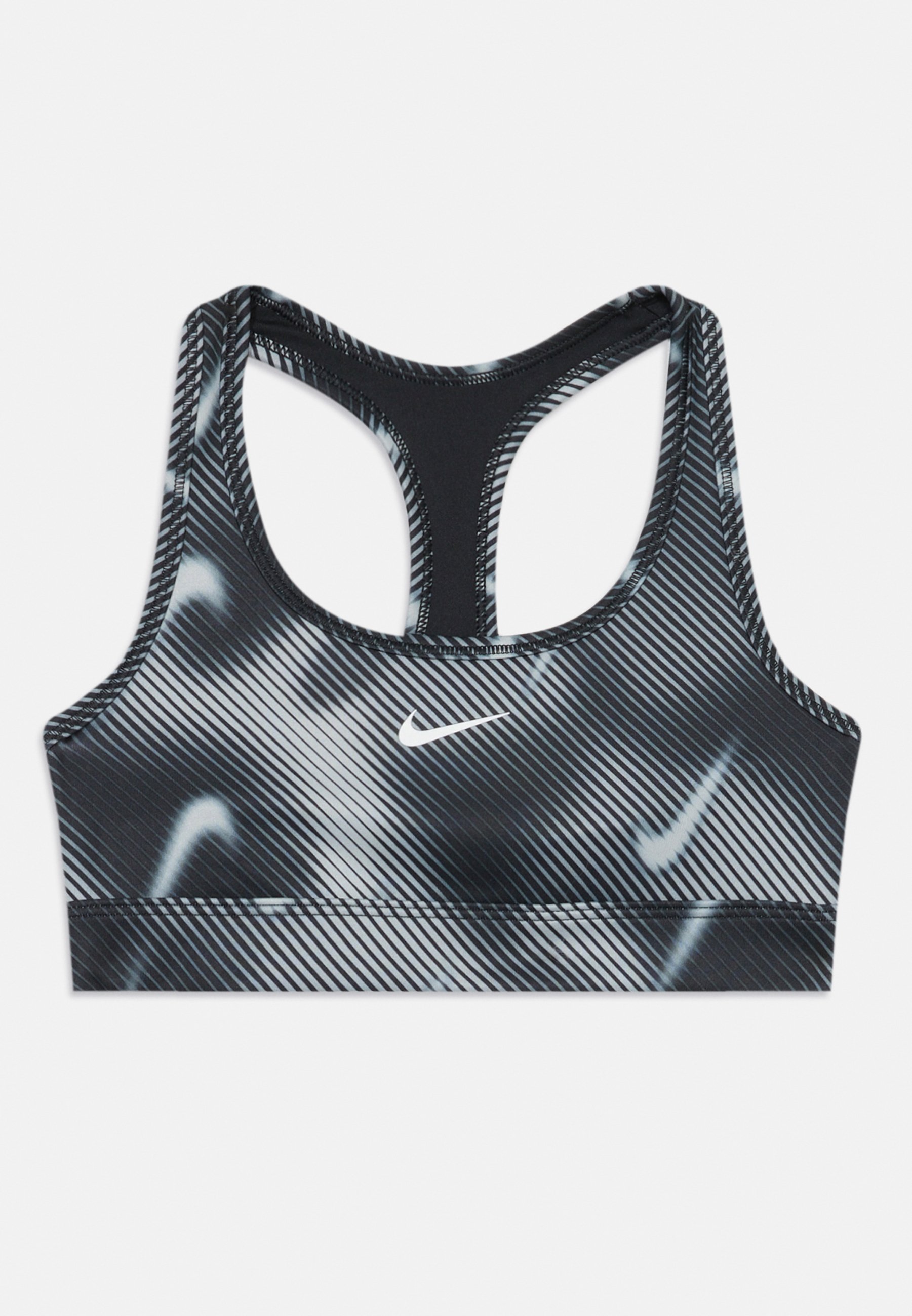 nike swoosh logo racerback sports bra