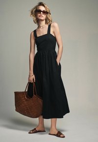 THE SET 2 PACK POPLIN REGULAR FIT - Maxikjoler - black white