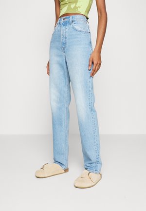 Straight leg jeans - stone blue denim