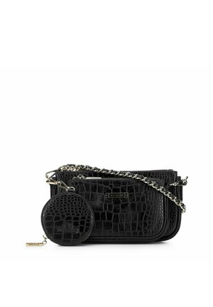 DOUBLE CROCO - Schoudertas - black