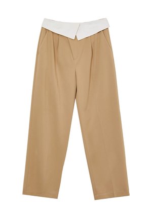 Calliope CON FASCIA ASIMMETRICA  - Pantalon classique - beige