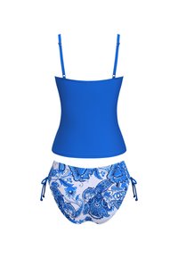Cupshe SET - Bikiny - neon blue floral