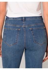 BASE LEVEL ELIF - Straight leg jeans - mid blue
