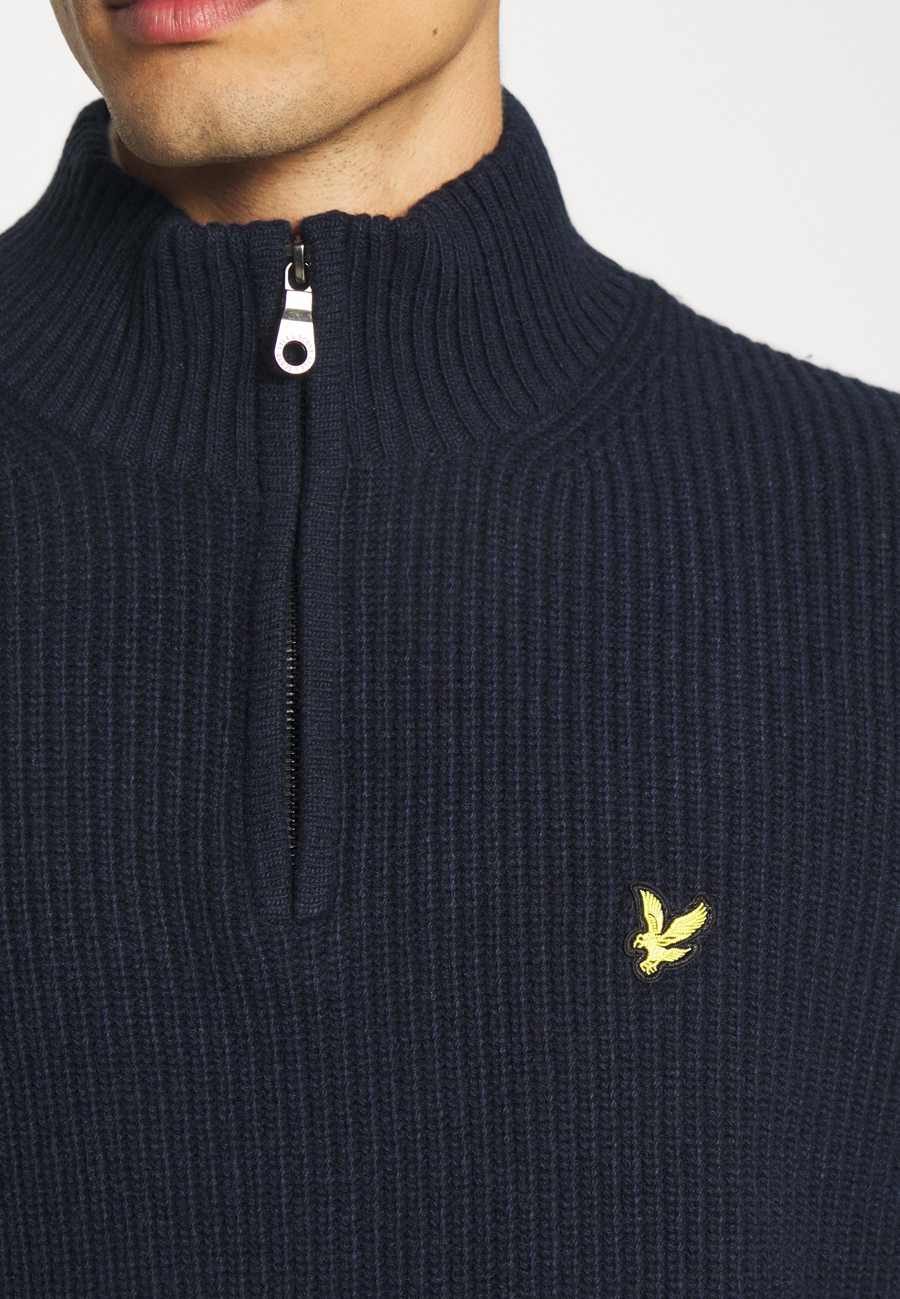 lyle and scott zip jumper