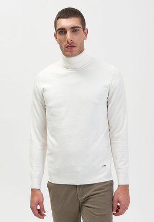 Gianni Lupo ESSENSIAL SOFT TOUCH TURTLENECK  - Jersey de punto - panna