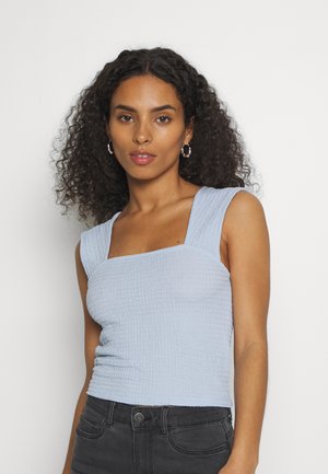 VIHAGEN CROPPED SMOCK - Top - kentucky blue
