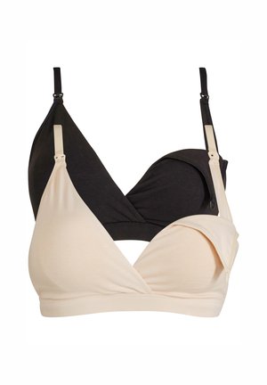 STILL-OHNE BÜGEL MIT -2ER PACK - Soutien-gorge triangle - black