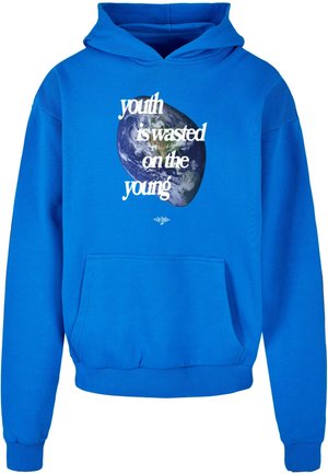 UNISEX HEAVY WORLD - Felpa con cappuccio - blue