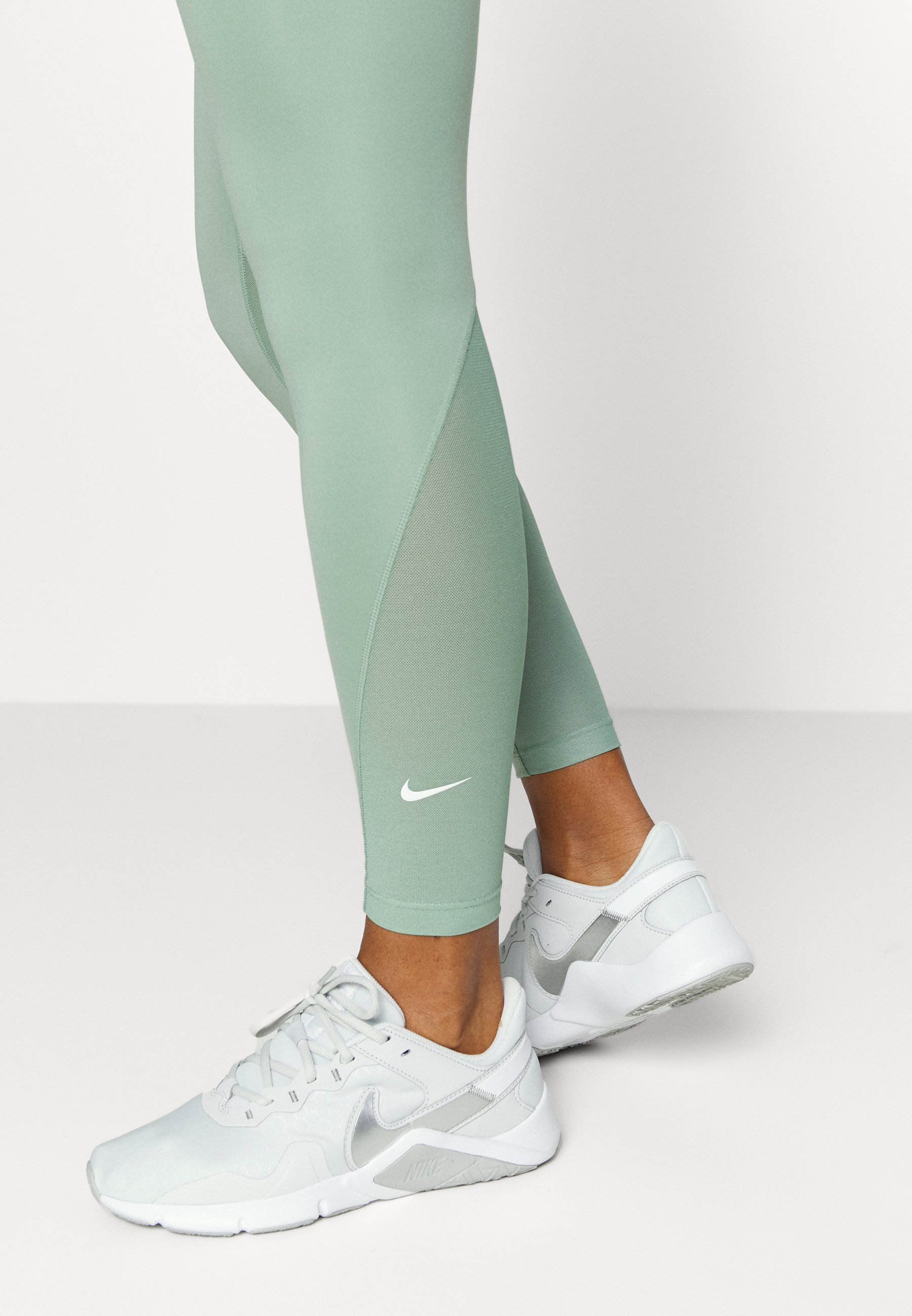 Nike Performance ONE 7/8 - Legging - white/mintgroen - Zalando.nl