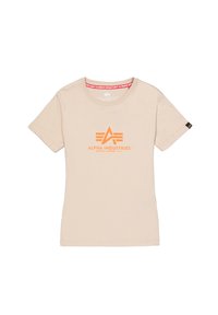 NEW BASIC - Apdrukāts T-krekls - organic beige