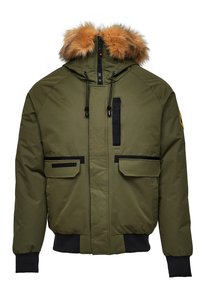 Alessandro Zavetti ZAVETTI CANADA ABELLI HOODED BOMBER JACKET