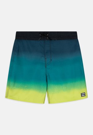 ALL DAY FADE - Swimming shorts - blue/yellow