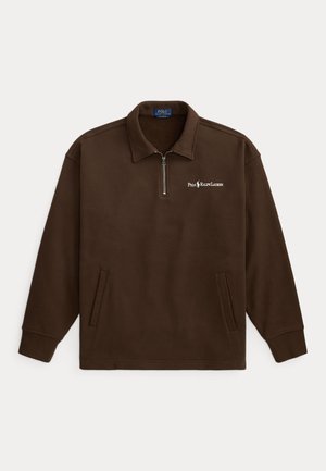 Polo Ralph Lauren, RELAXED FIT LOGO FLEECE SWEATSHIRT - Φούτερ - nutmeg brown