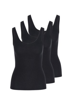 3ER PACK DAILY  - Unterhemd/-shirt - schwarz