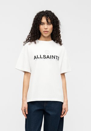 EMBLEM AVRI TEE - Trükipildiga T-särk - white