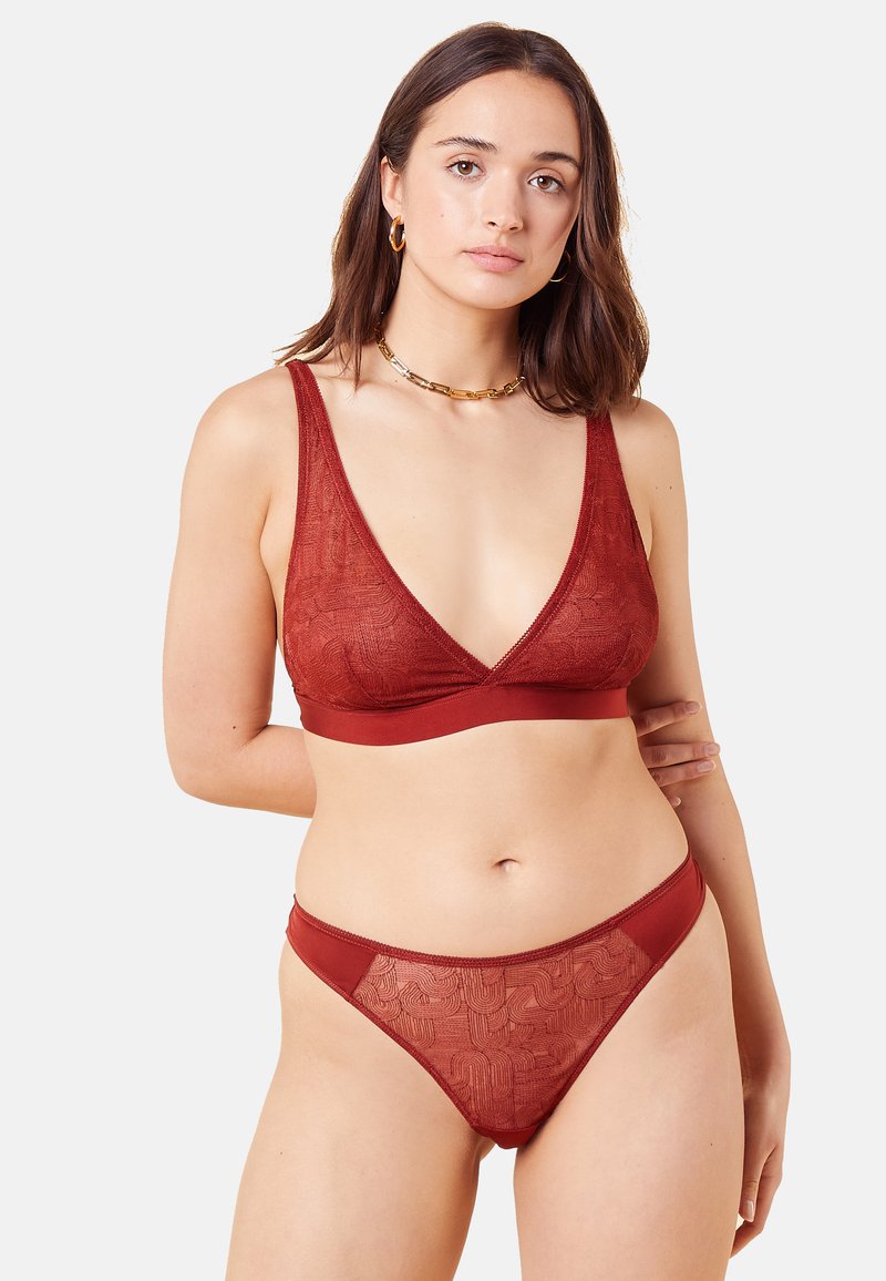 Etam Slip donkerrood gemêleerd Etam Slip donkerrood gemêleerd