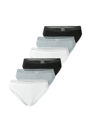 6 PACK - Slip - schwarz/grau/weiß