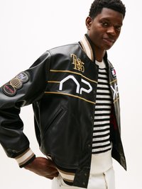 Tommy Hilfiger F1 MOVIE RACING VARSITY JACKET - Giacca in similpelle - black